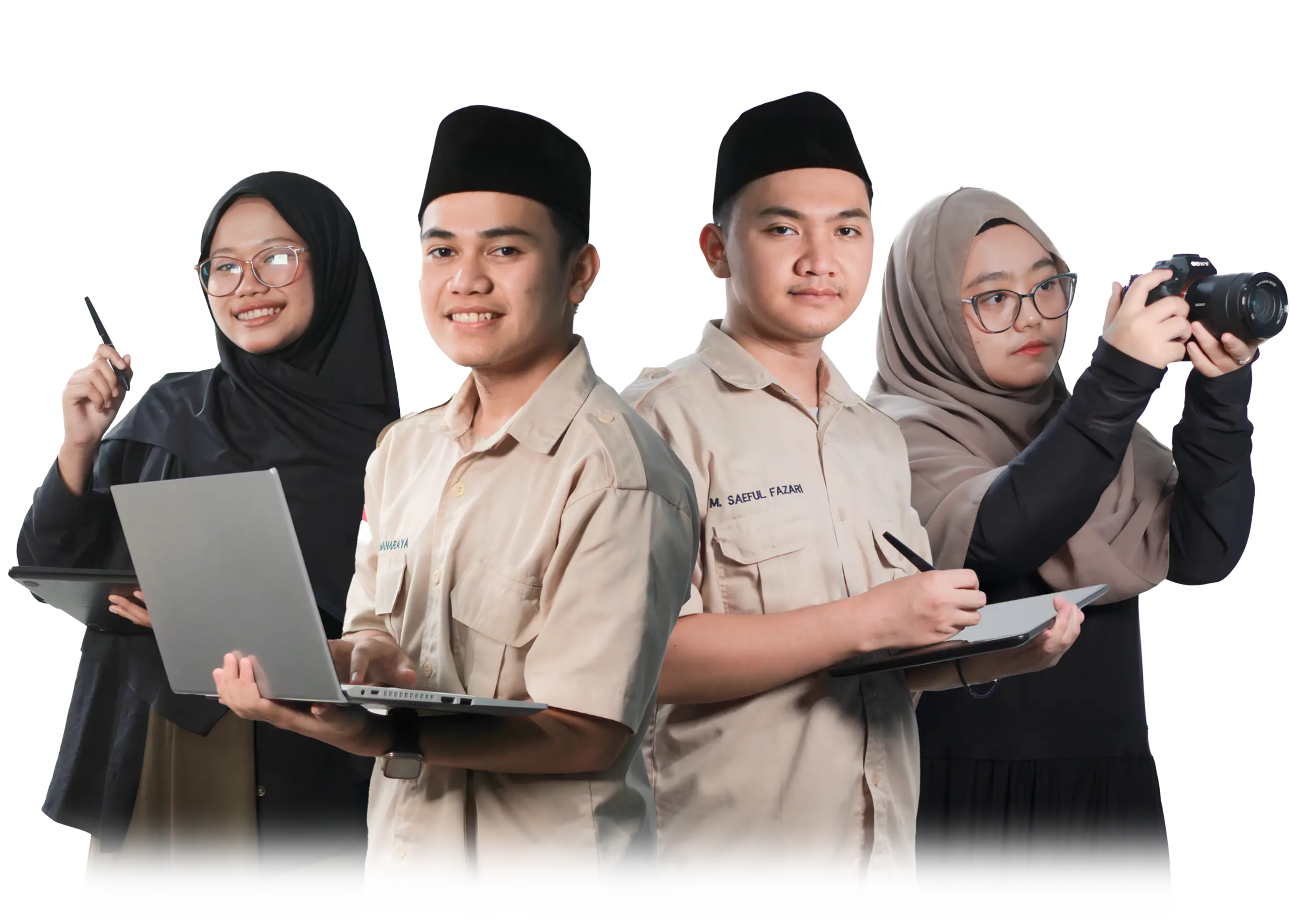 Tim developer PT. Alkhwarizmi Kreatif Produktif — para huffadz Al-Qur'an